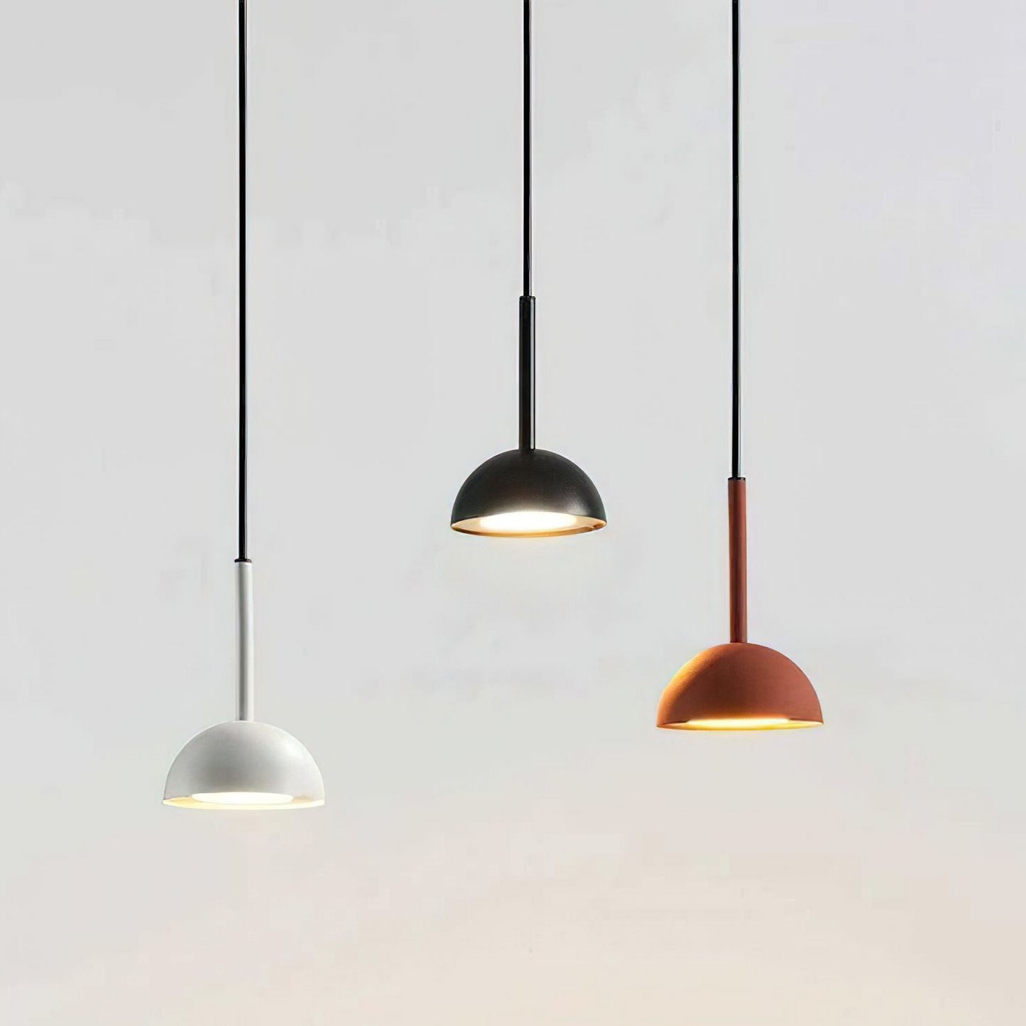 Suspension Cupolina - Lampe Moderne en Métal avec LED Intégrée