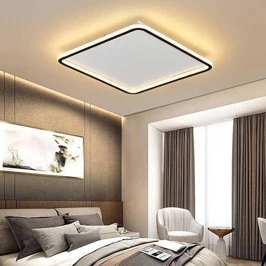 Plafonnier LED Géométrique Moderne - Design Élégant pour Chambre