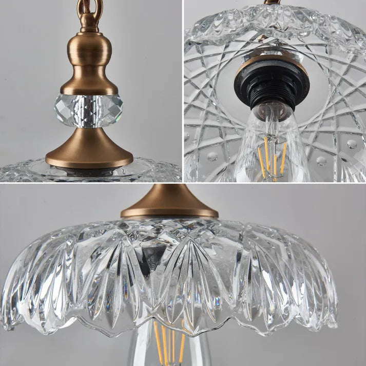Suspension Murale Mini-Kücheninsel en Verre et Métal – Style Rétro Élégant