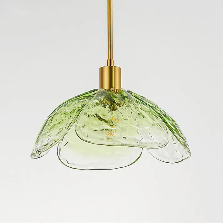 Suspension Fleurie Créative pour Table de Nuit – Éclairage Élégant en Verre pour Chambre et Salon