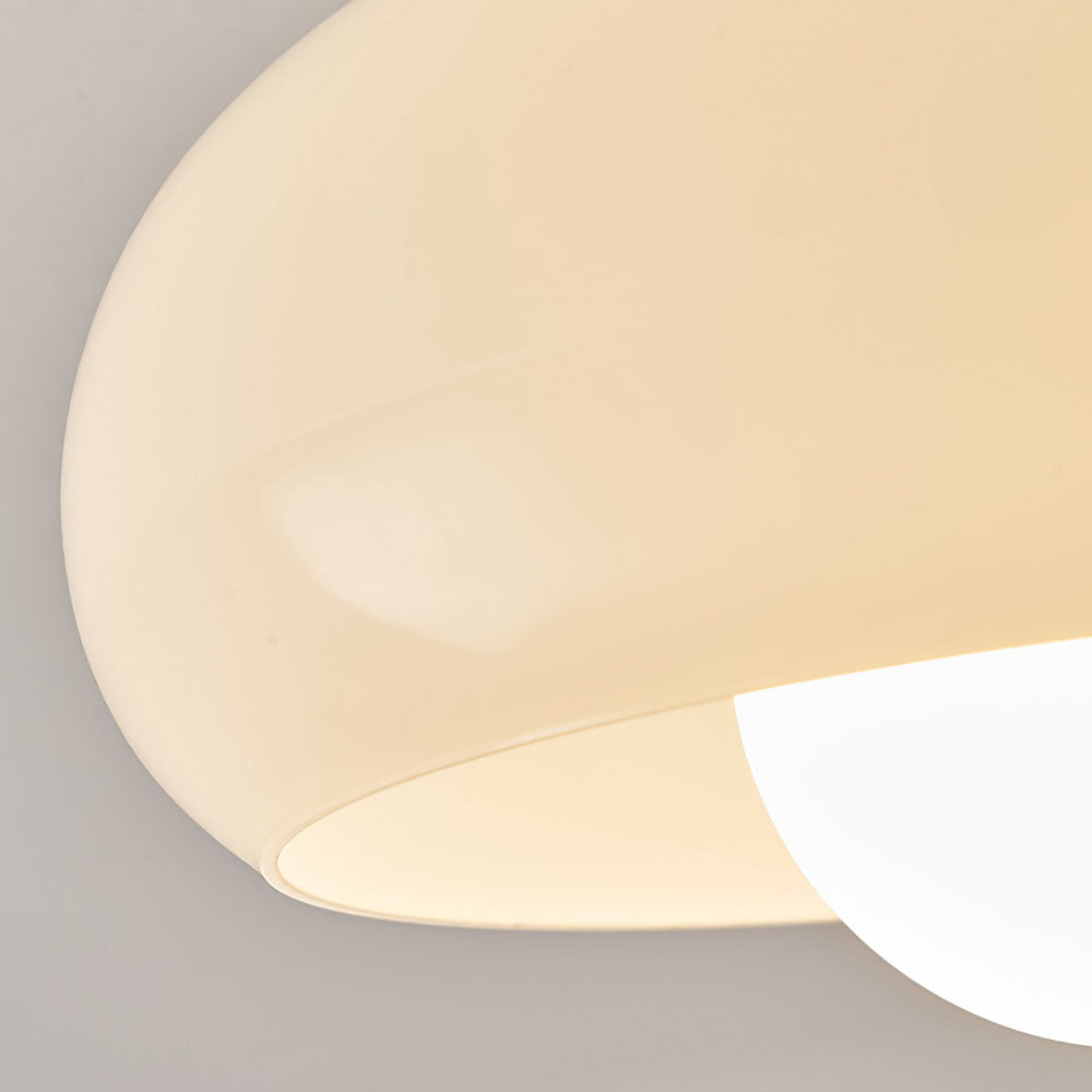 Blanc vintage Petit plafonnier de couloir