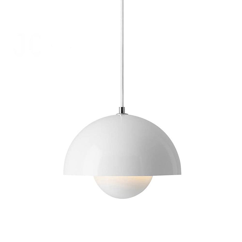 Suspension Auroraglo V2 - Lampe Moderne en Forme de Pot de Fleurs pour Chambre, Éclairage LED, Design Scandinave