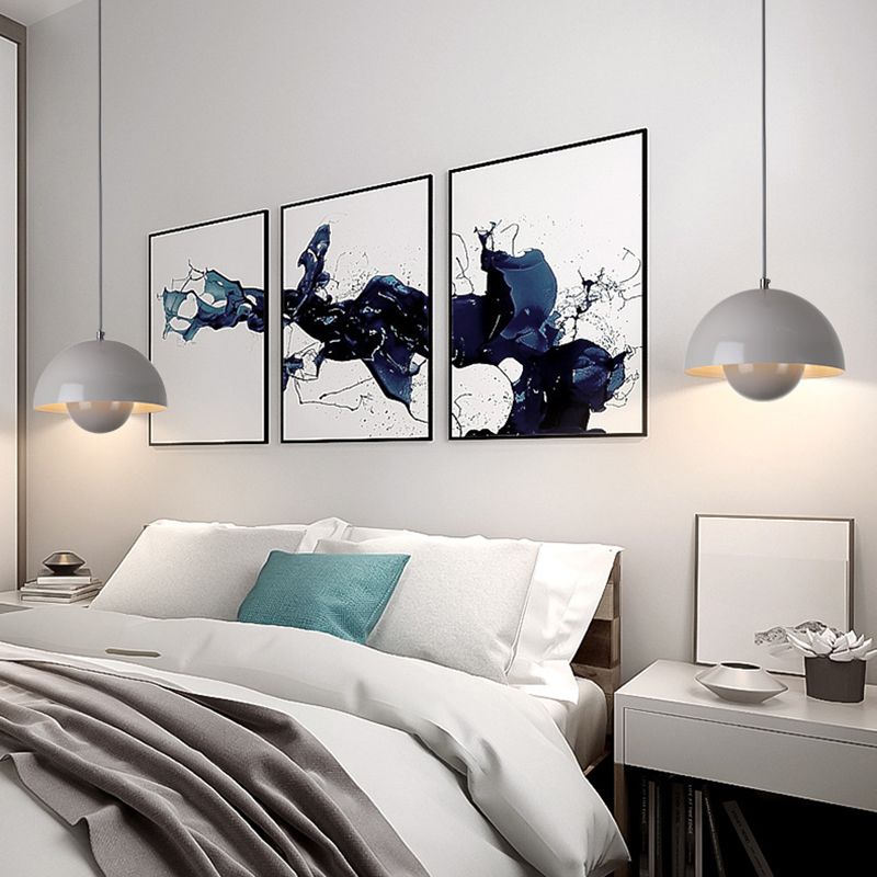 Suspension Auroraglo V2 - Lampe Moderne en Forme de Pot de Fleurs pour Chambre, Éclairage LED, Design Scandinave