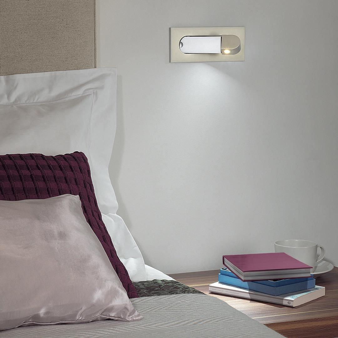 Lampe LED de Lecture Moderne – Lampe de Chevet Réglable pour Lit avec Lumière Douce
