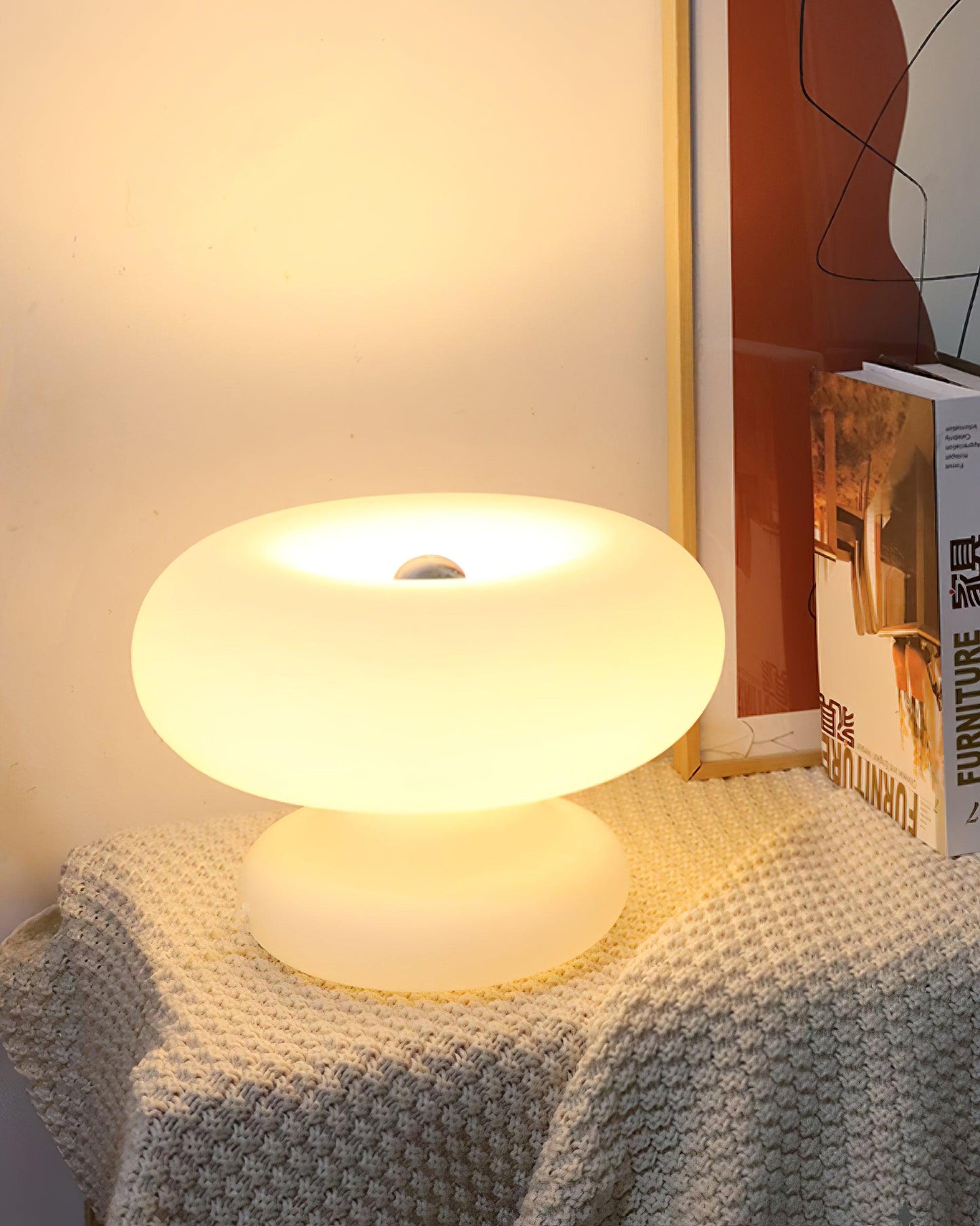 Lampe de Table Donut – Design Unique et Éclairage Doux pour une Ambiance Accueillante