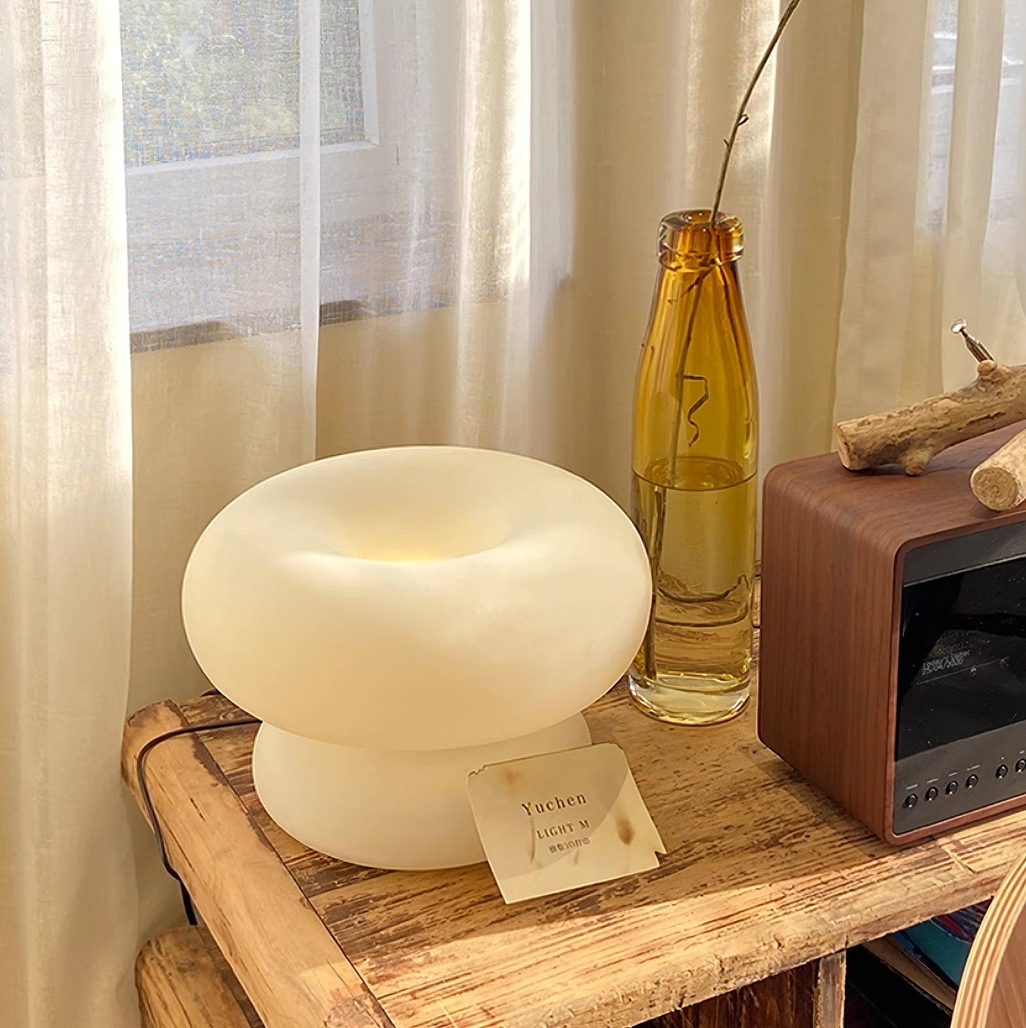 Lampe de Table Donut – Design Unique et Éclairage Doux pour une Ambiance Accueillante