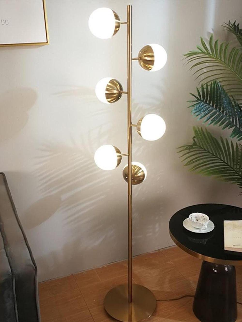 Lampe Arbre LED Doppler – Élégance Moderne avec Boules en Verre