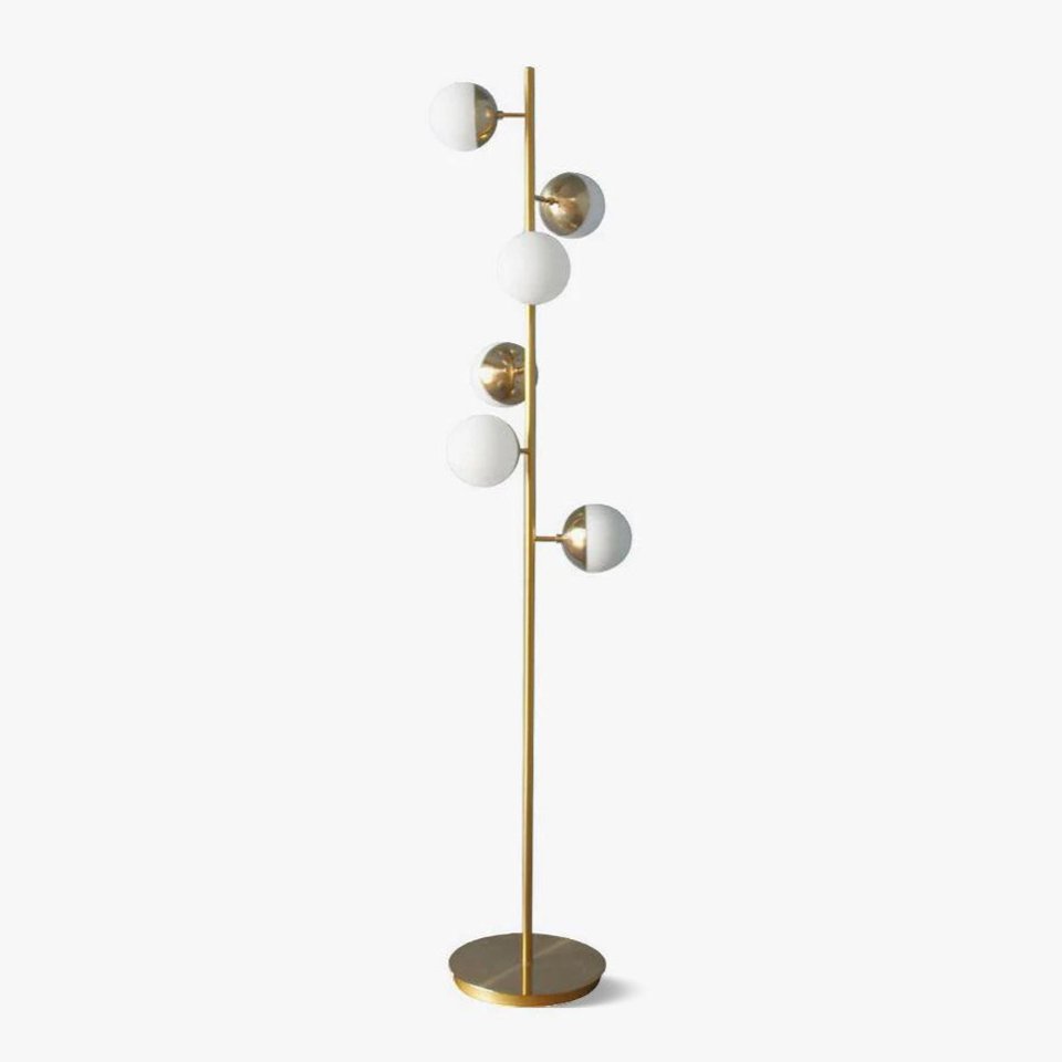 Lampe Arbre LED Doppler – Élégance Moderne avec Boules en Verre