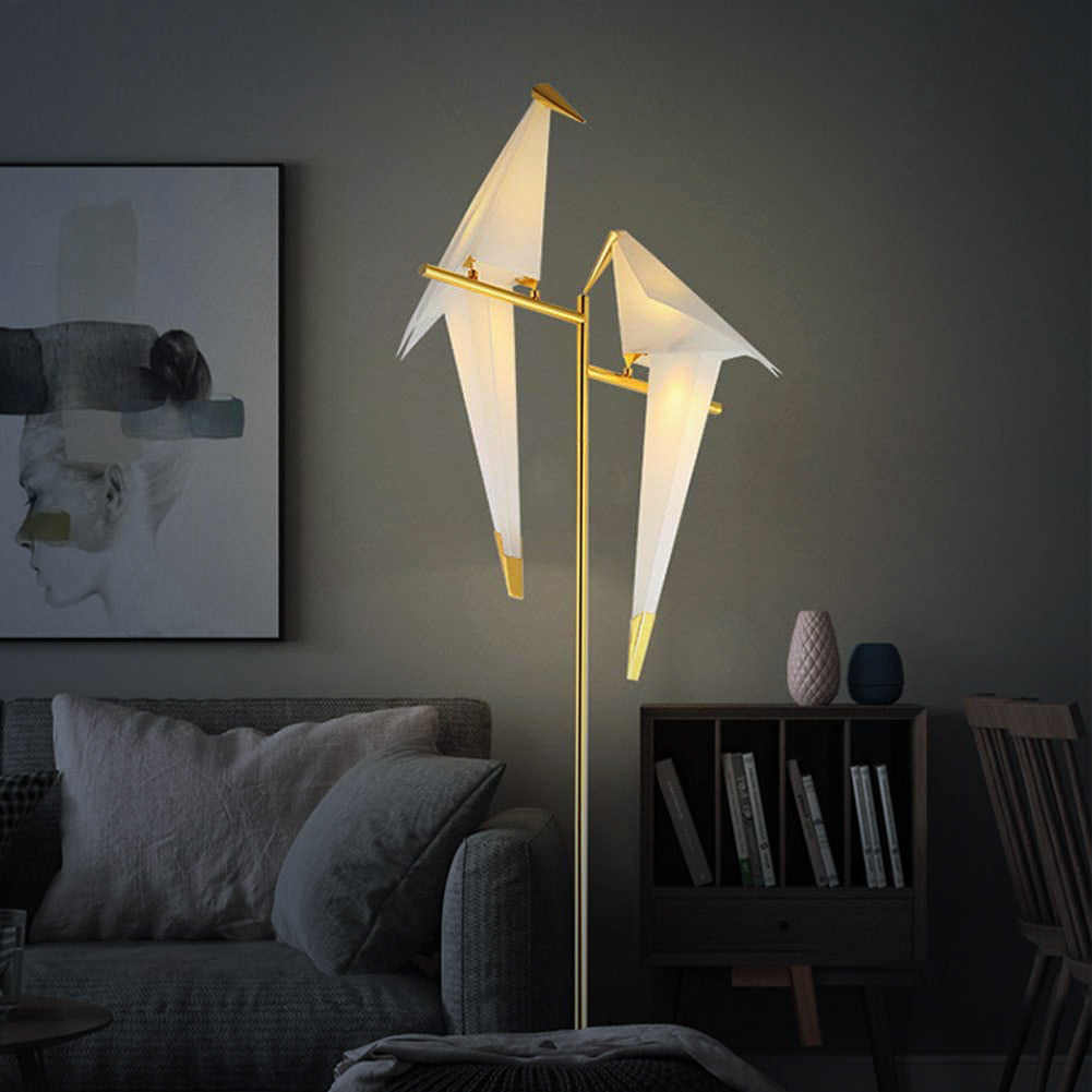 Lampe Origami Magnet Bird – Éclairage Moderne et Artisanal à Fixation Magnétique