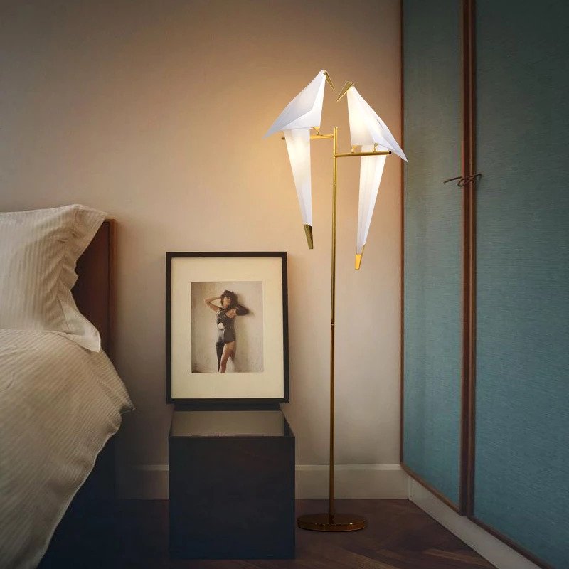 Lampe Origami Magnet Bird – Éclairage Moderne et Artisanal à Fixation Magnétique