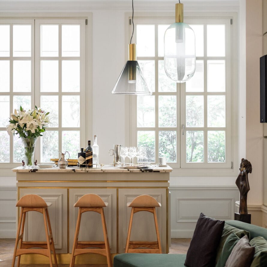 Lampe Suspendue Collection Isabel - Élégance et Lumière Douce pour Votre Chambre