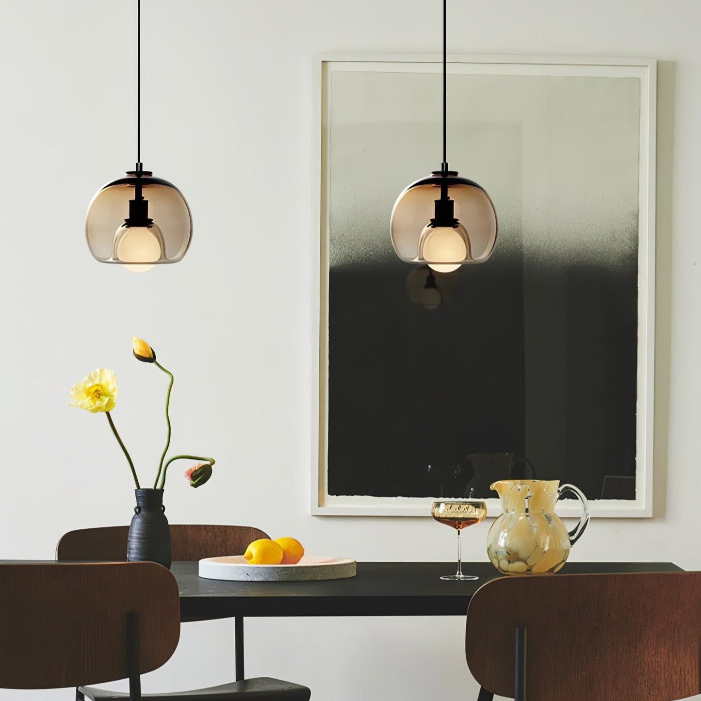 Lampe Suspendue Eres - Design Minimaliste avec Éclairage LED Diffus pour Espaces Modernes