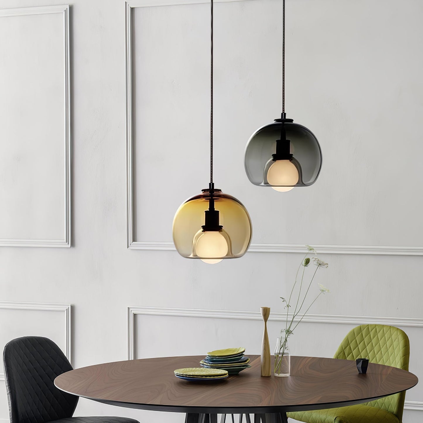 Lampe Suspendue Eres - Design Minimaliste avec Éclairage LED Diffus pour Espaces Modernes