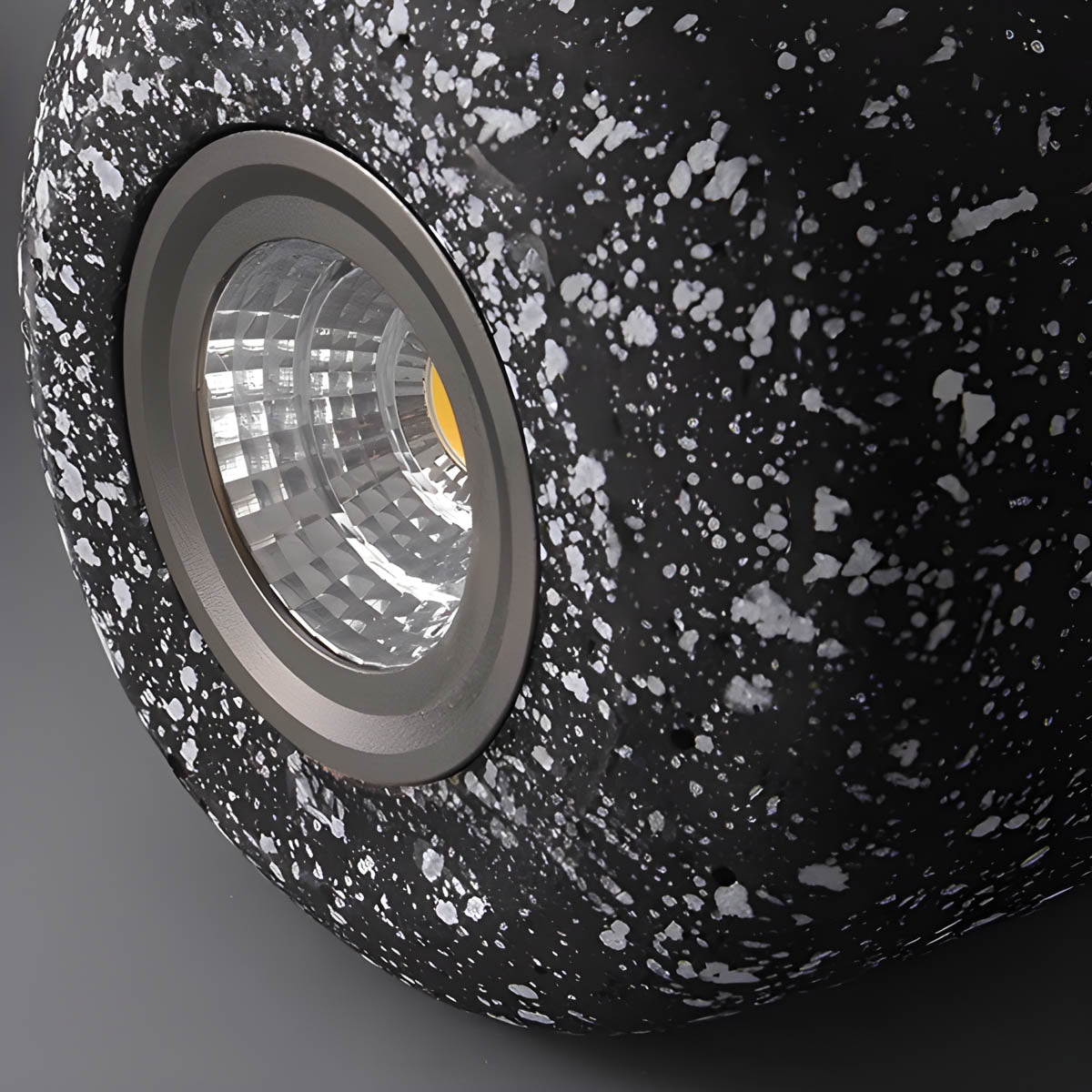 Lampe Pendante Ferro Industrielle en Zement et Verre - Éclairage Moderne pour Intérieur
