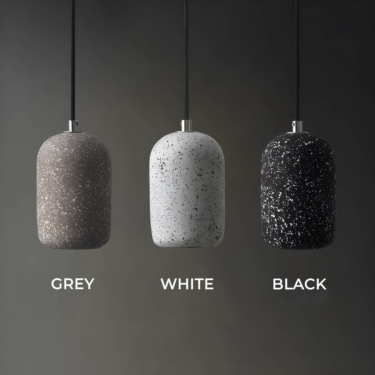 Lampe Pendante Ferro Industrielle en Zement et Verre - Éclairage Moderne pour Intérieur