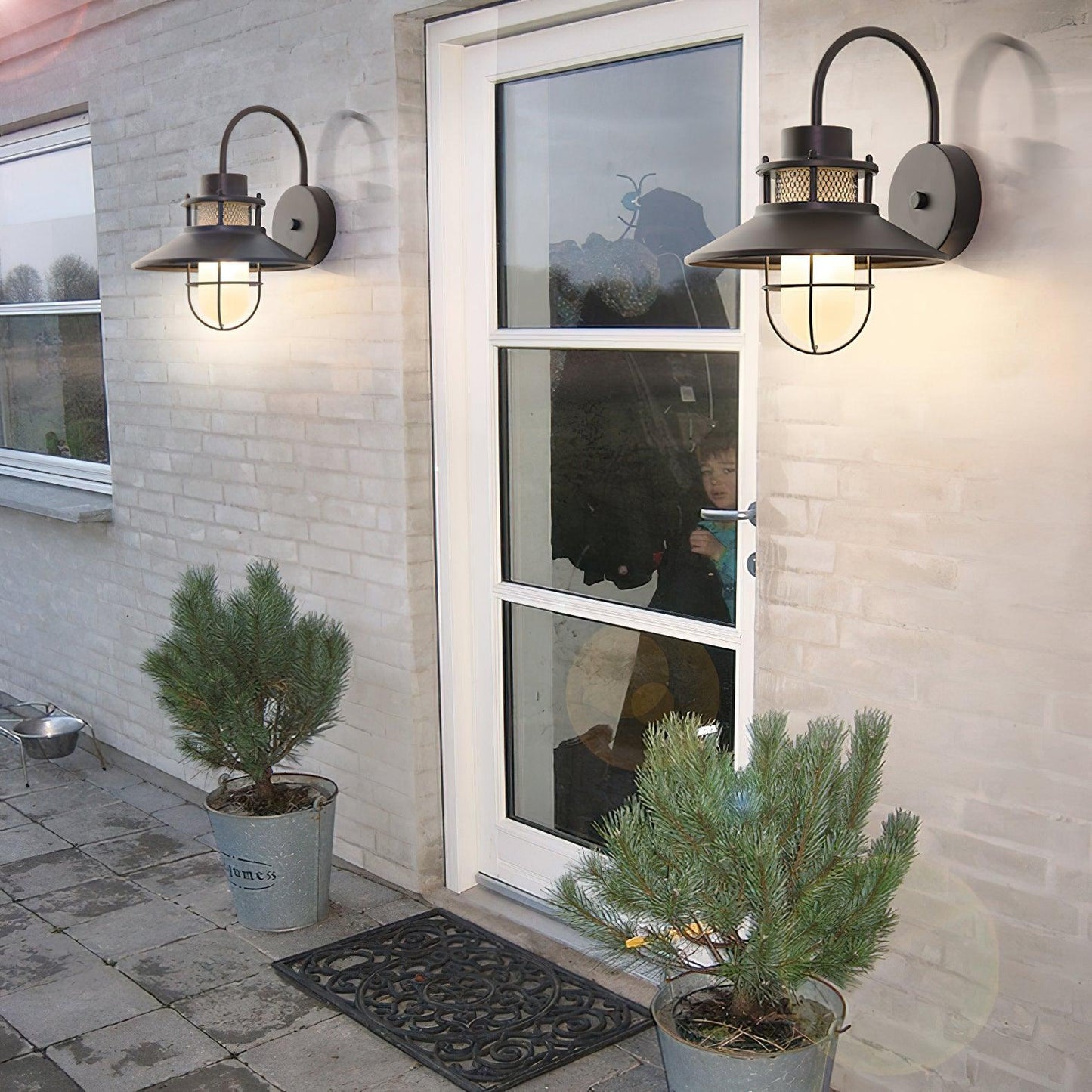 Lampe Extérieure Felix Industrielle LED - Éclairage Résistant aux Intempéries pour Terrasse