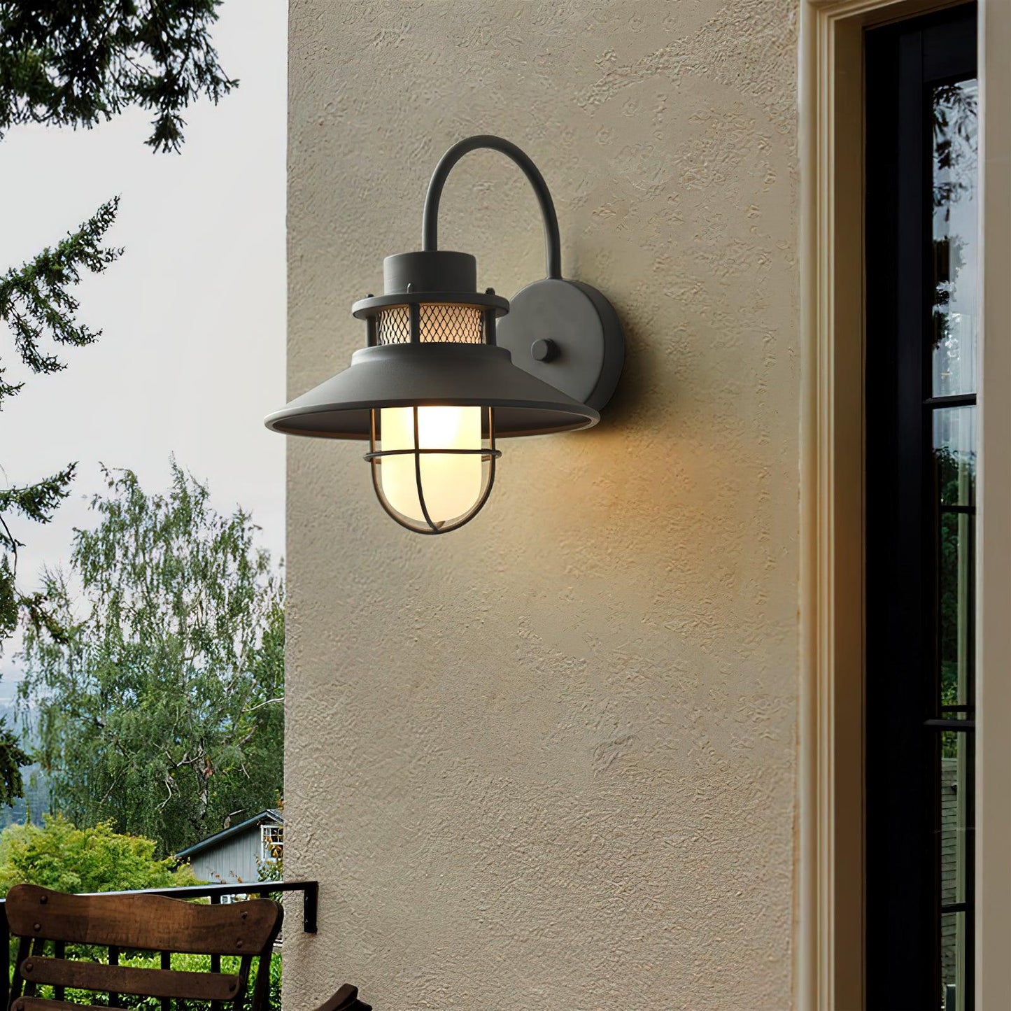 Lampe Extérieure Felix Industrielle LED - Éclairage Résistant aux Intempéries pour Terrasse