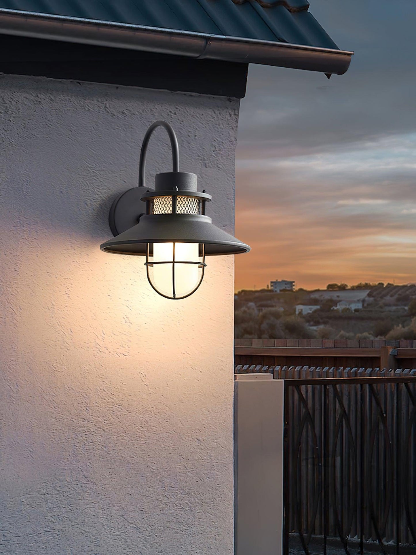 Lampe Extérieure Felix Industrielle LED - Éclairage Résistant aux Intempéries pour Terrasse