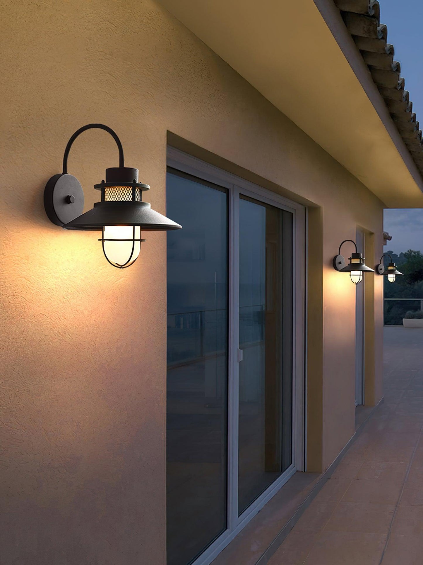 Lampe Extérieure Felix Industrielle LED - Éclairage Résistant aux Intempéries pour Terrasse
