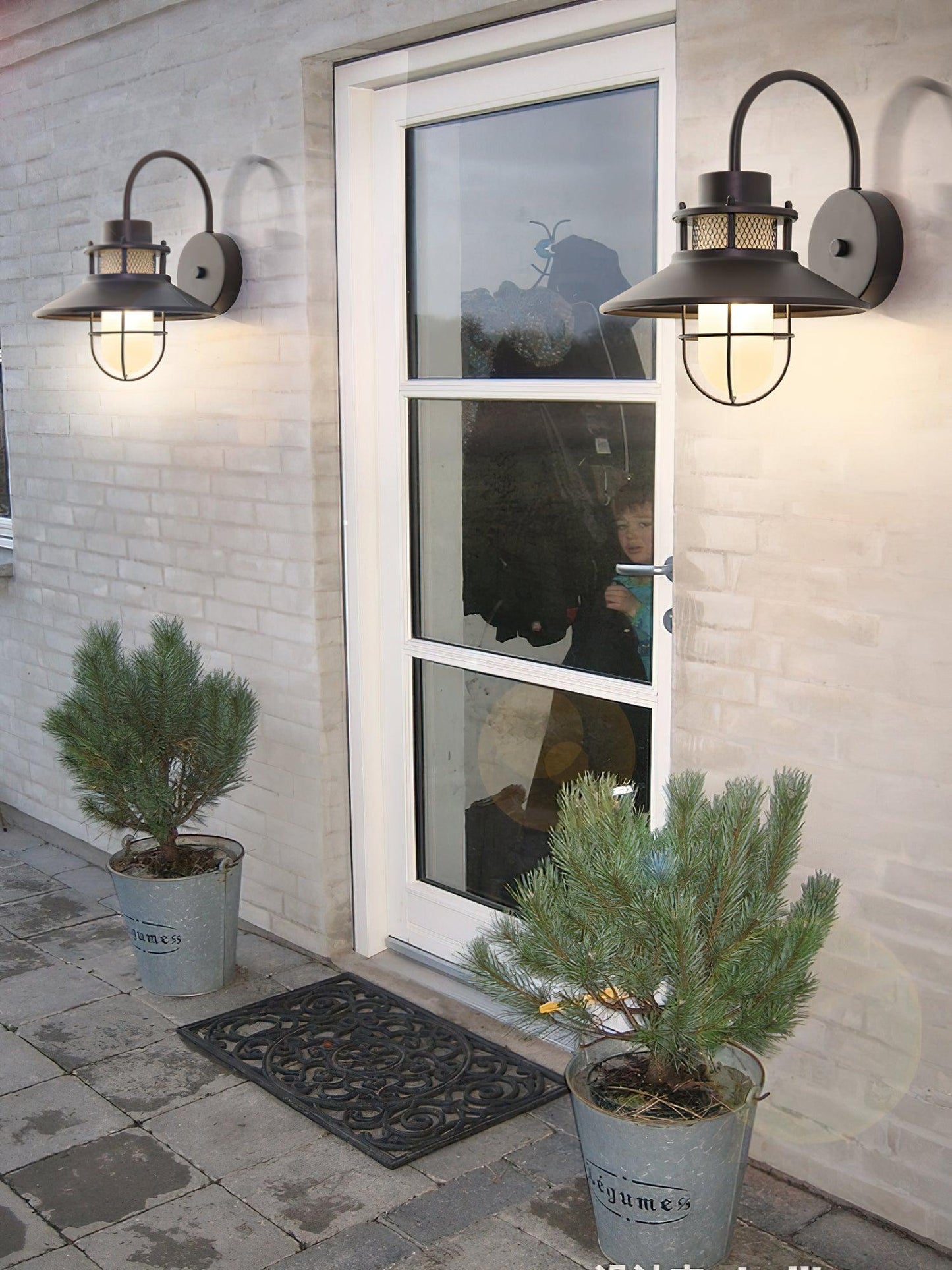 Lampe Extérieure Felix Industrielle LED - Éclairage Résistant aux Intempéries pour Terrasse