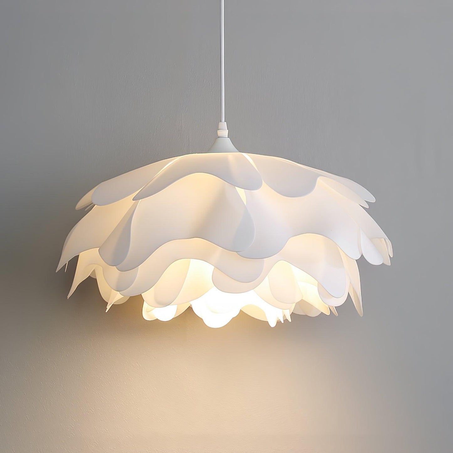 Lampe Pendante Blanche en Forme de Fleur – LED