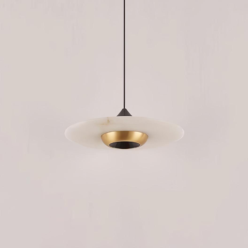 Suspension MarbleGlow – Design Moderne & Éclairage LED Intégré