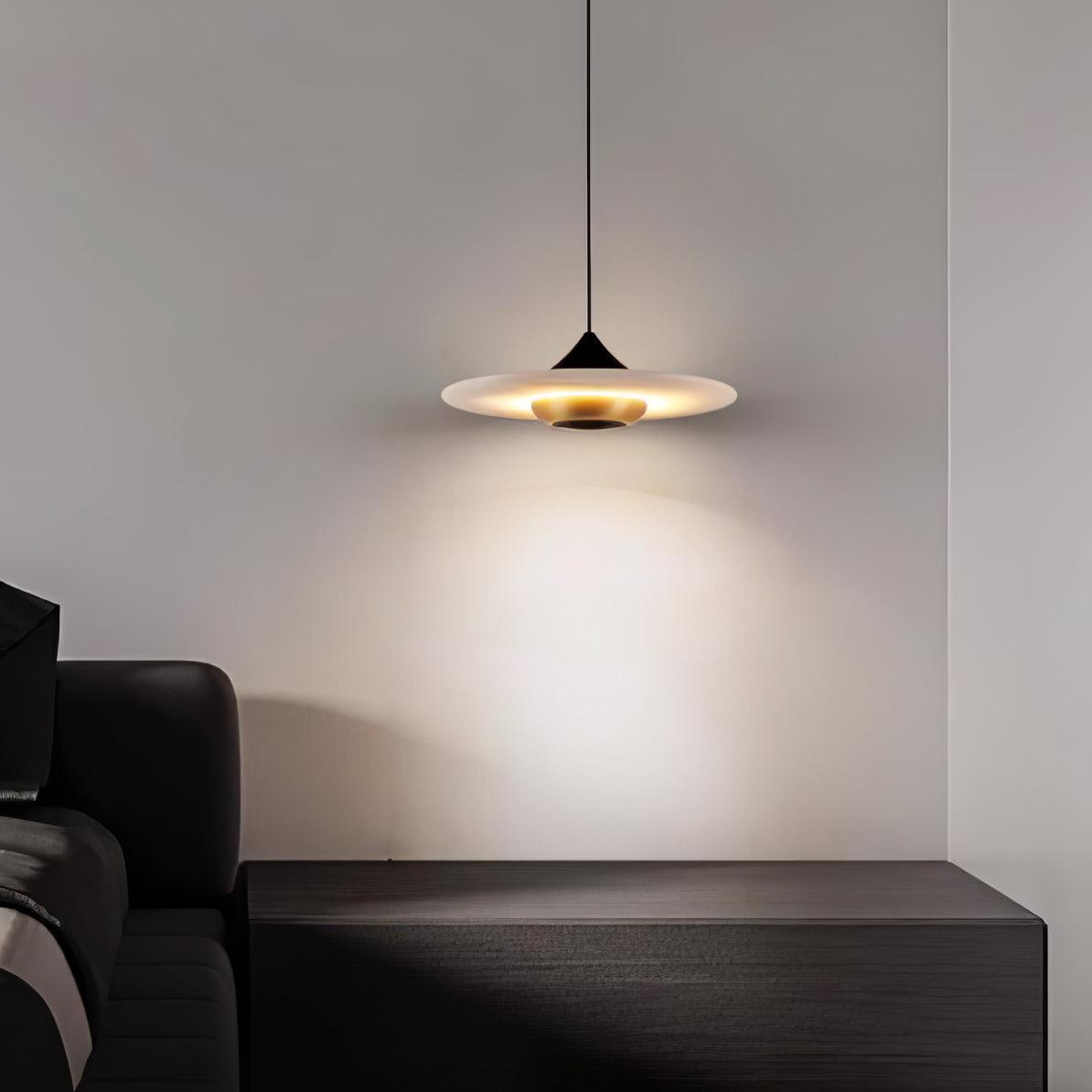 Suspension MarbleGlow – Design Moderne & Éclairage LED Intégré