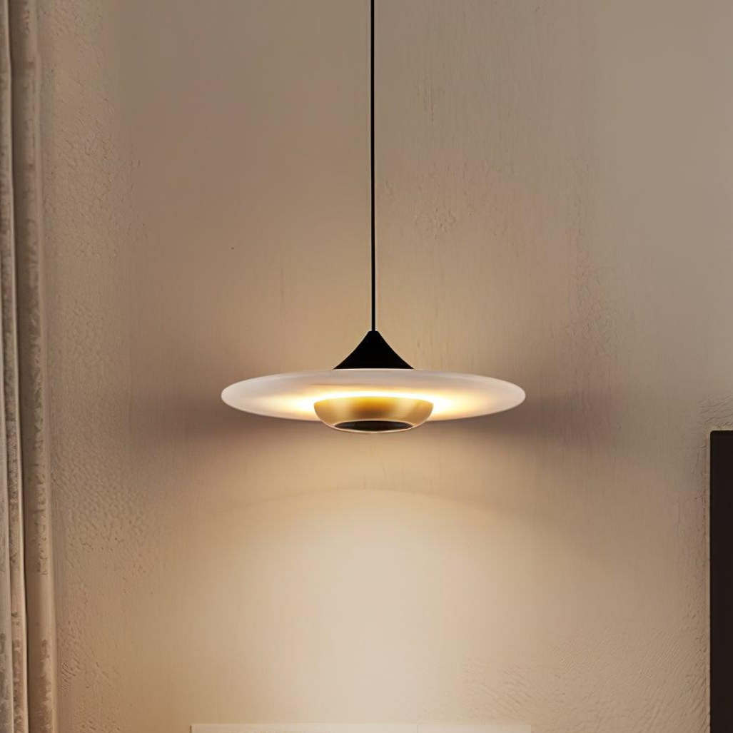 Suspension MarbleGlow – Design Moderne & Éclairage LED Intégré