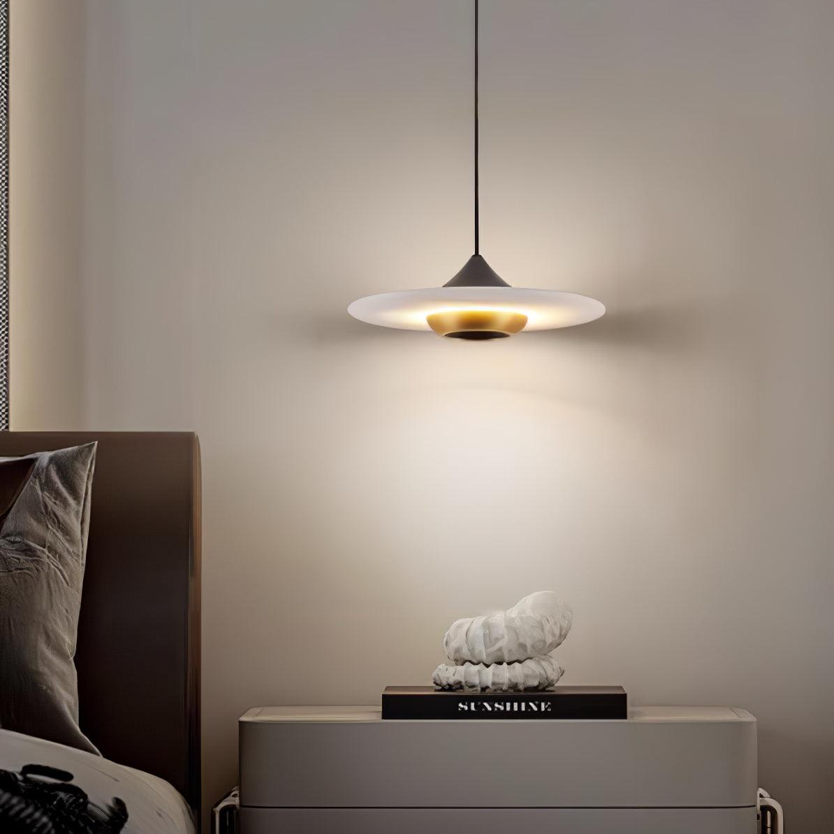 Suspension MarbleGlow – Design Moderne & Éclairage LED Intégré