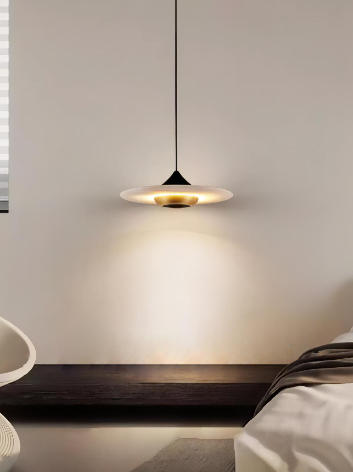 Suspension MarbleGlow – Design Moderne & Éclairage LED Intégré