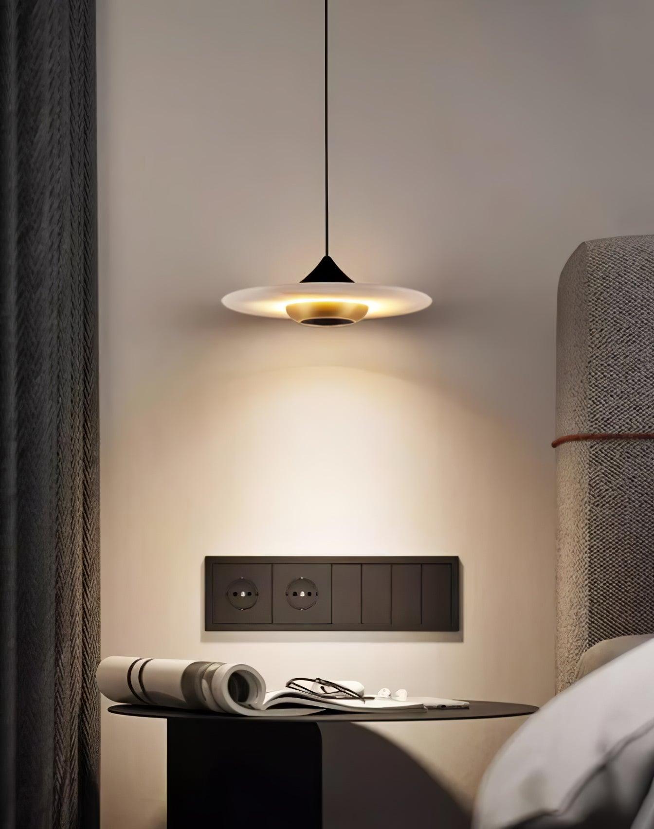 Suspension MarbleGlow – Design Moderne & Éclairage LED Intégré
