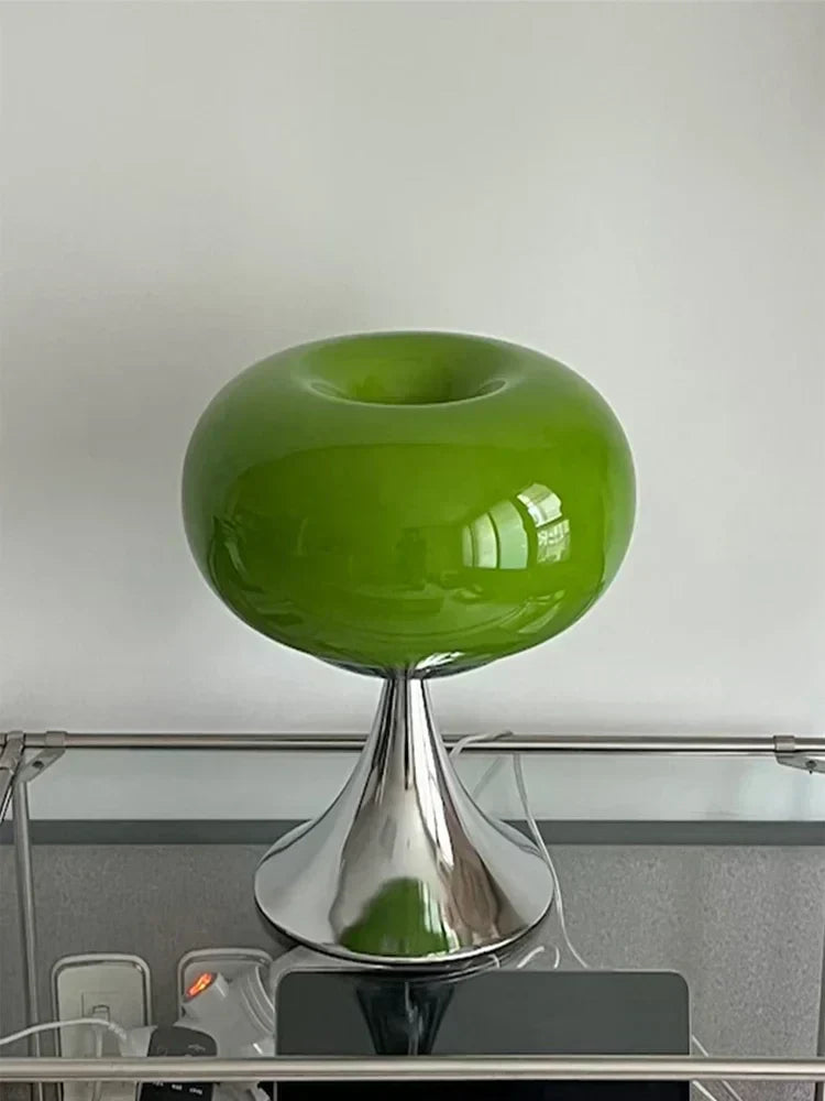 Lampe de Table Style Antique - Applique Moderne en Verre et Métal, Design Inspiré du Bauhaus