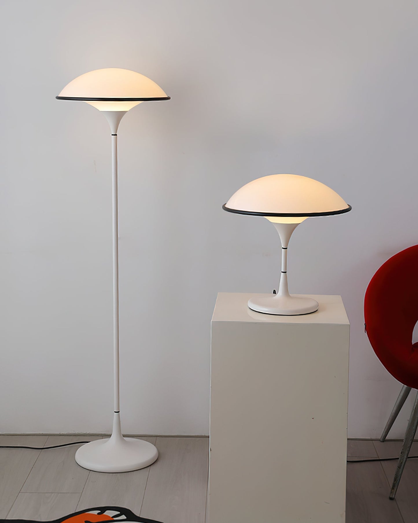 Lampe de Table Fontana - Design Moderne et Rétro avec Éclairage LED
