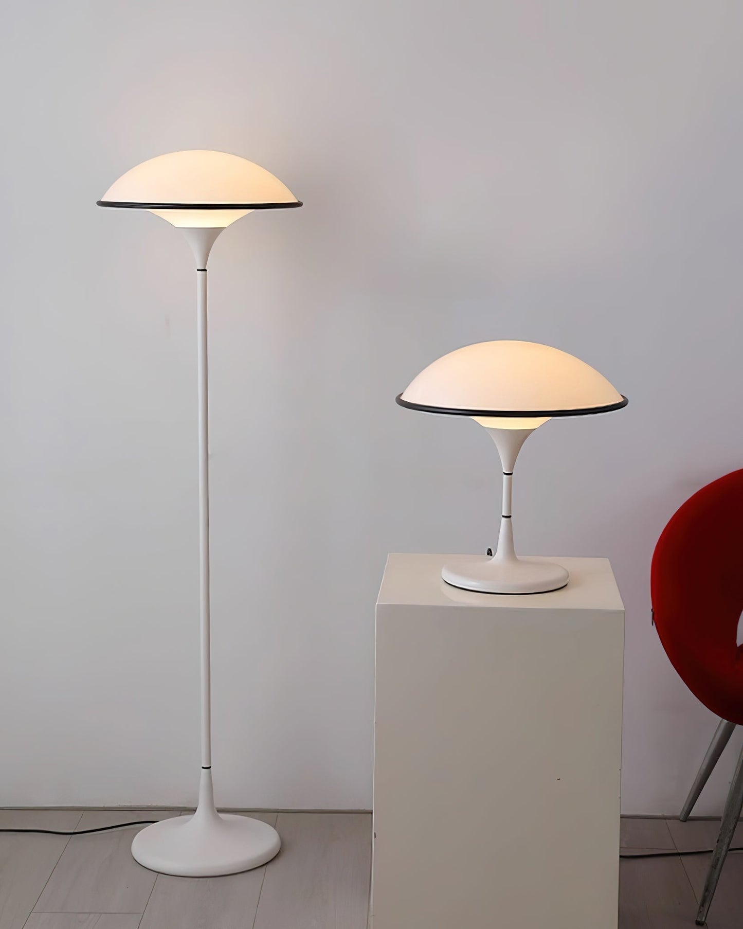 Lampe de Table Fontana - Design Moderne et Rétro avec Éclairage LED