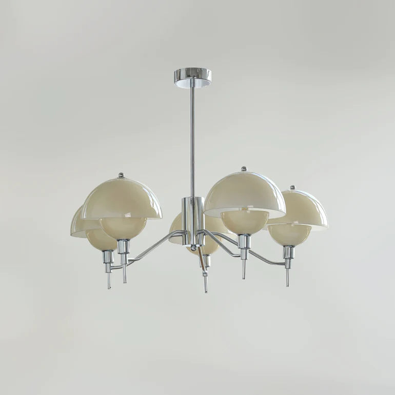 Lustre French Bubble Cream - Élégance Française en Cristal et Verre
