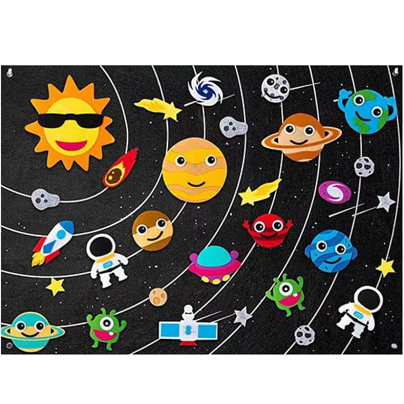 Set de Jeu en Feutrine FantasieVilt – Jouet Éducatif Créatif pour Enfants (2 à 5 ans)