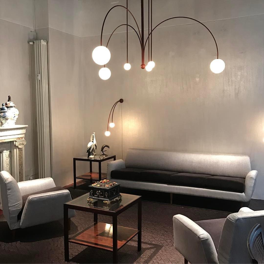 Suspension Gran Finale - Luminaire Élégant en Métal et Verre avec Design Audacieux