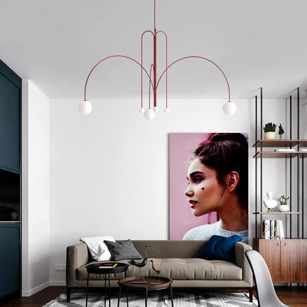Suspension Gran Finale - Luminaire Élégant en Métal et Verre avec Design Audacieux
