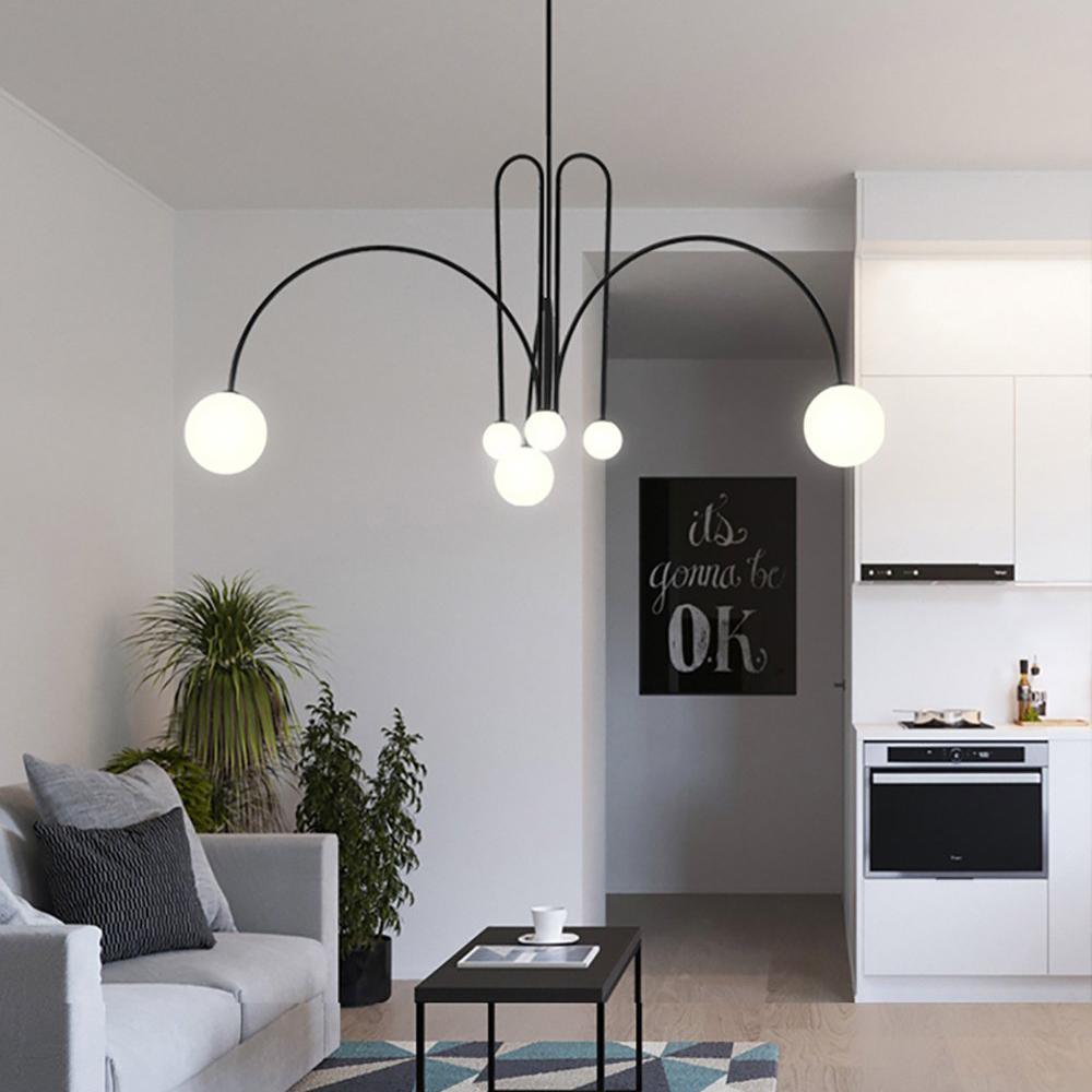 Suspension Gran Finale - Luminaire Élégant en Métal et Verre avec Design Audacieux