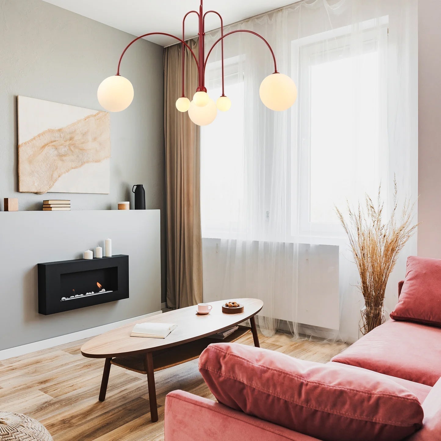 Suspension Gran Finale - Luminaire Élégant en Métal et Verre avec Design Audacieux