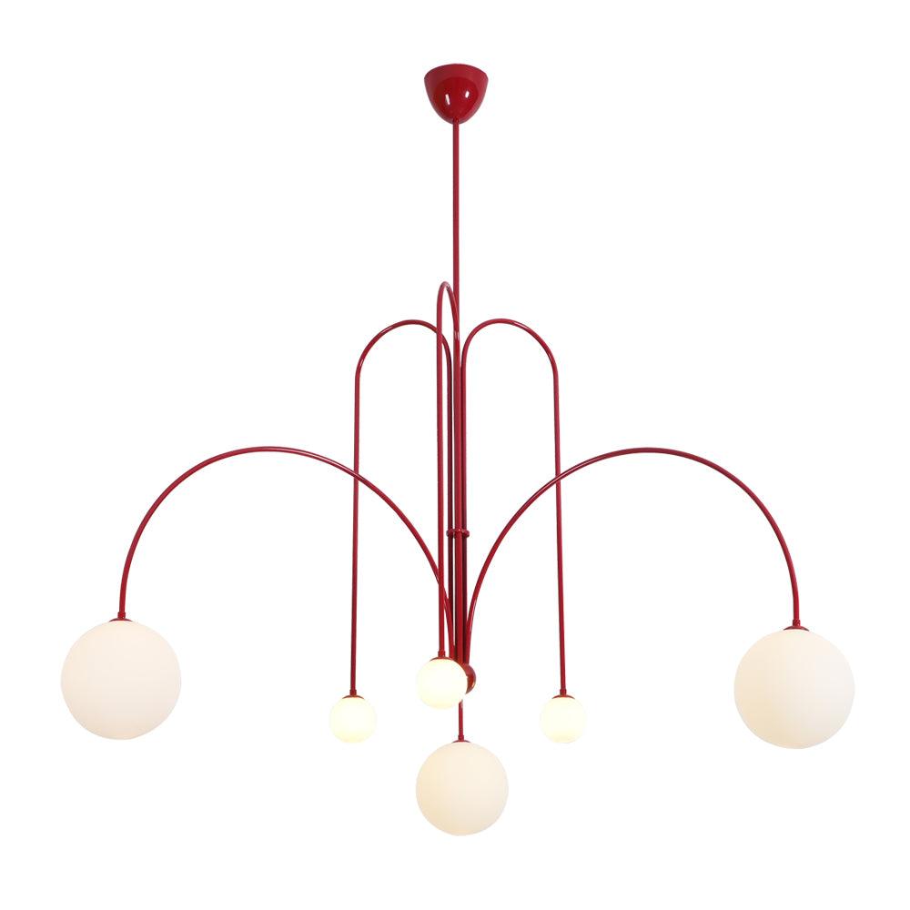 Suspension Gran Finale - Luminaire Élégant en Métal et Verre avec Design Audacieux