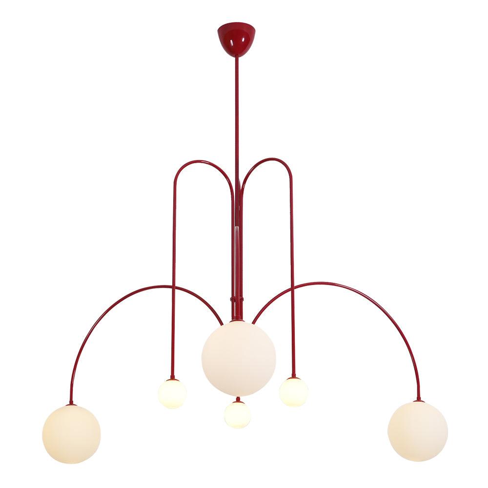 Suspension Gran Finale - Luminaire Élégant en Métal et Verre avec Design Audacieux