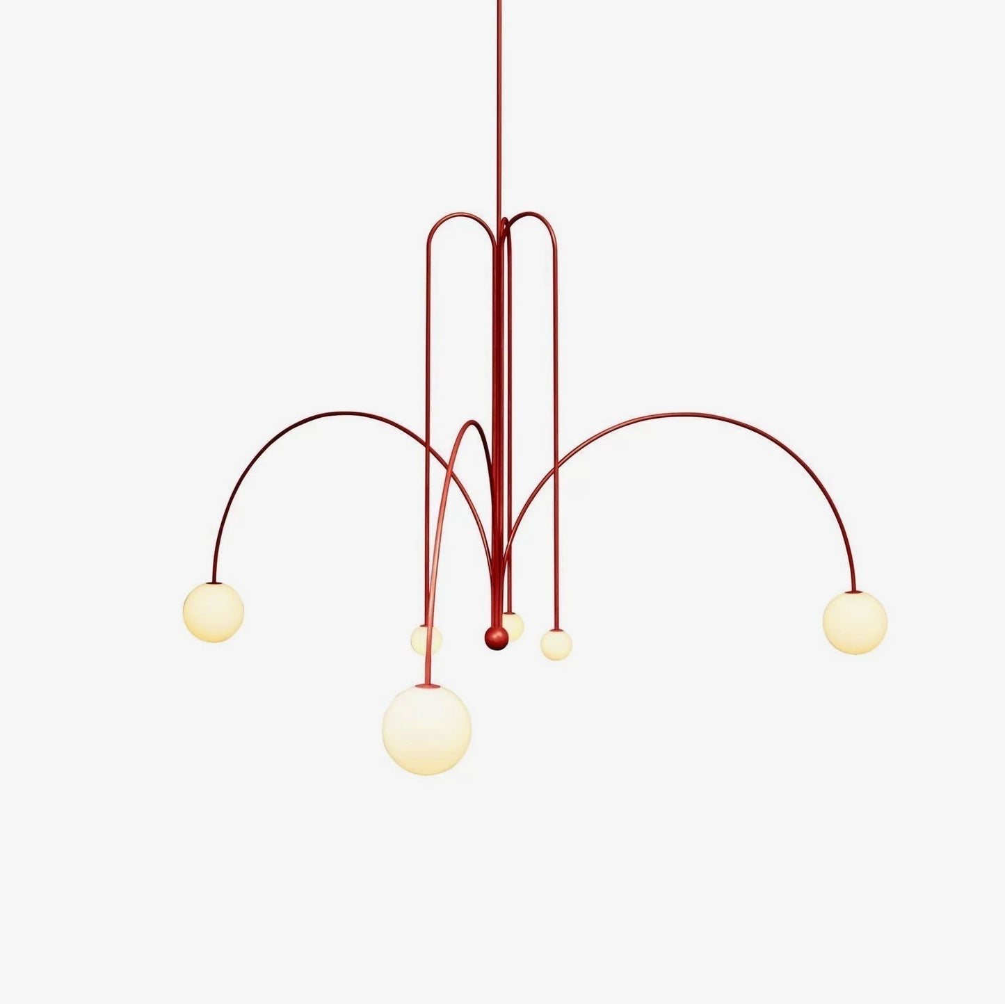 Suspension Gran Finale - Luminaire Élégant en Métal et Verre avec Design Audacieux