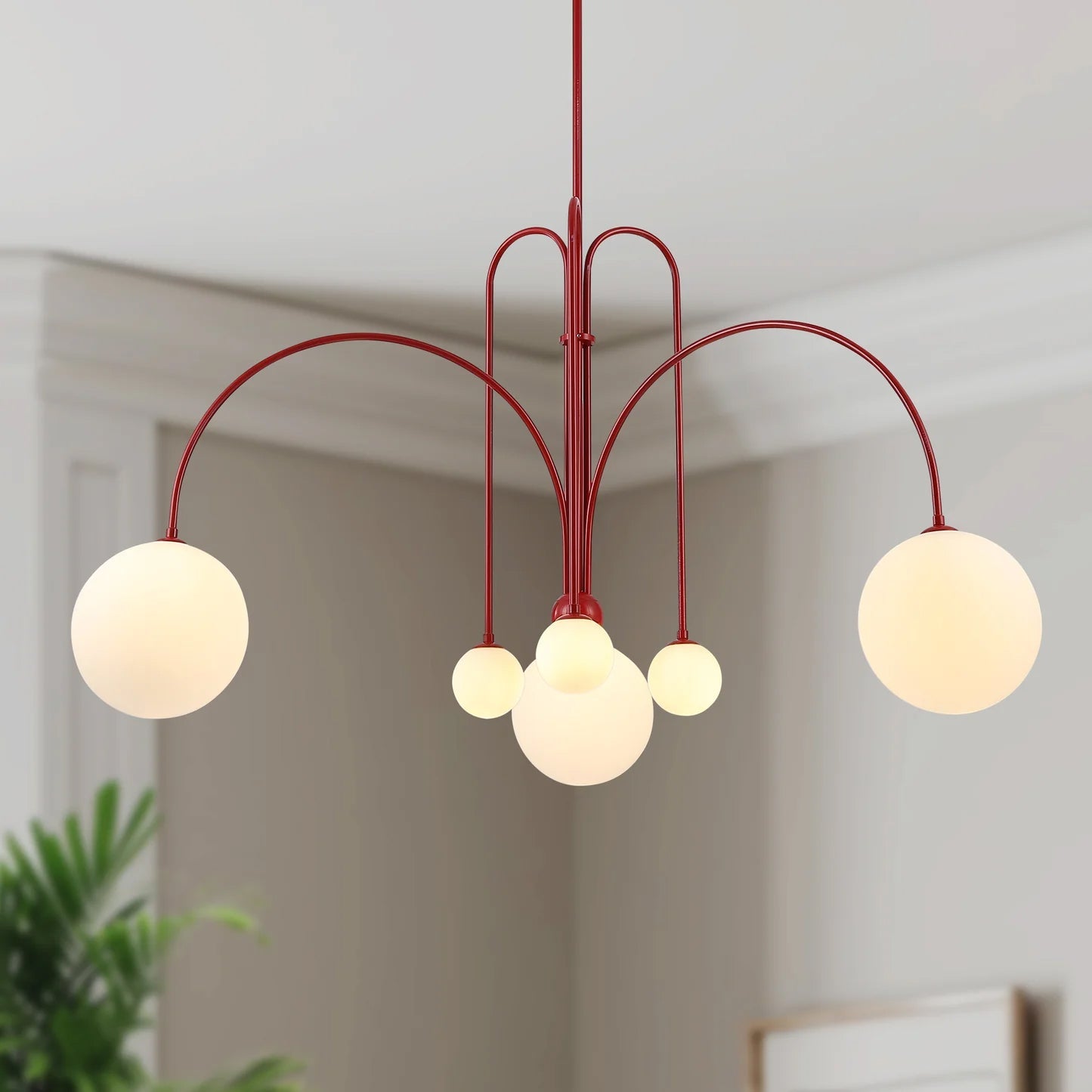 Suspension Gran Finale - Luminaire Élégant en Métal et Verre avec Design Audacieux