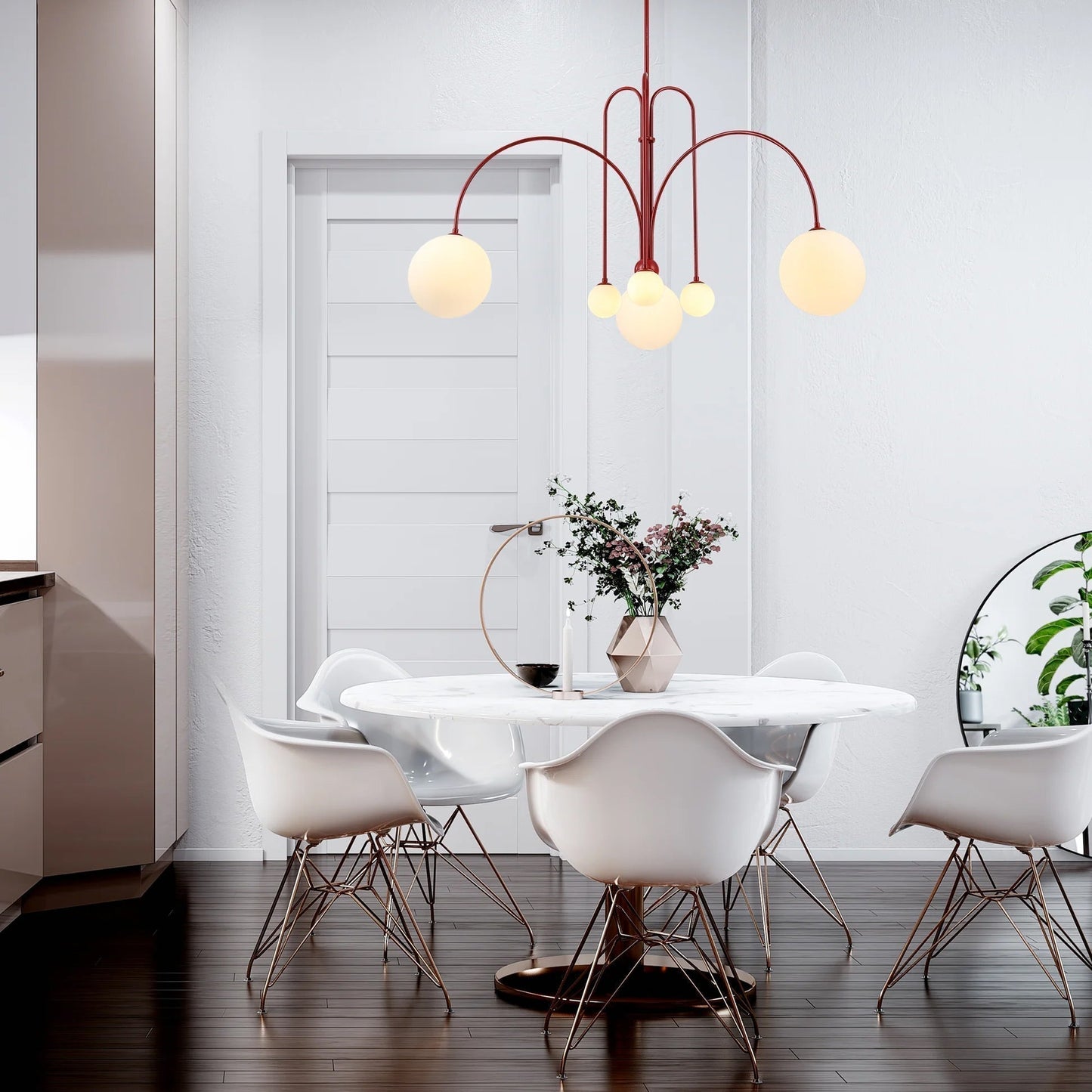 Suspension Gran Finale - Luminaire Élégant en Métal et Verre avec Design Audacieux