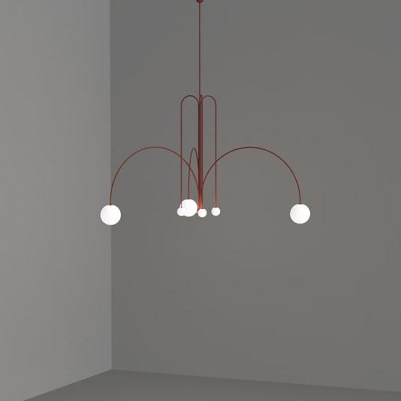 Suspension Gran Finale - Luminaire Élégant en Métal et Verre avec Design Audacieux