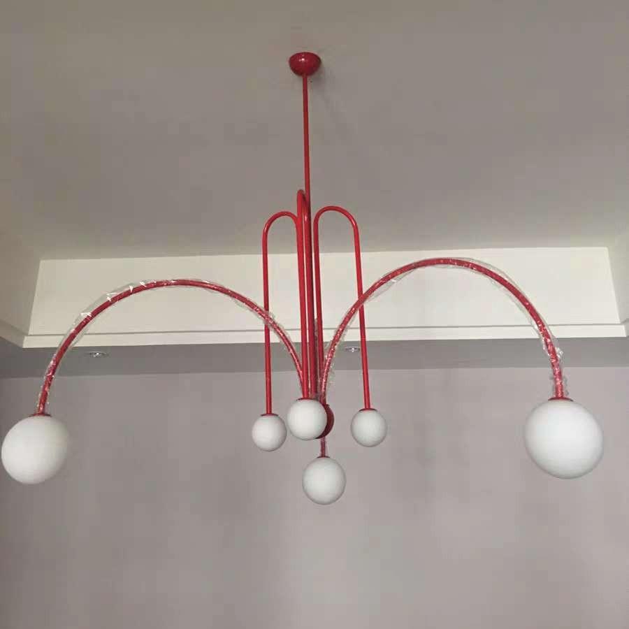 Suspension Gran Finale - Luminaire Élégant en Métal et Verre avec Design Audacieux