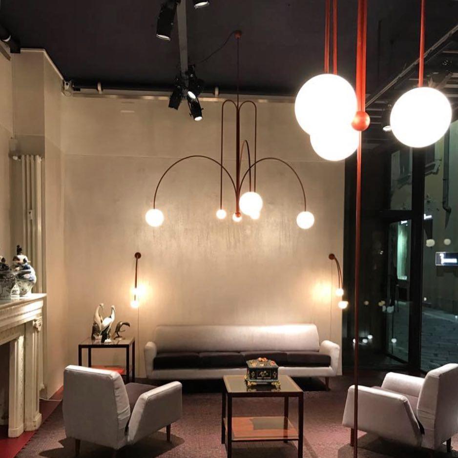 Suspension Gran Finale - Luminaire Élégant en Métal et Verre avec Design Audacieux
