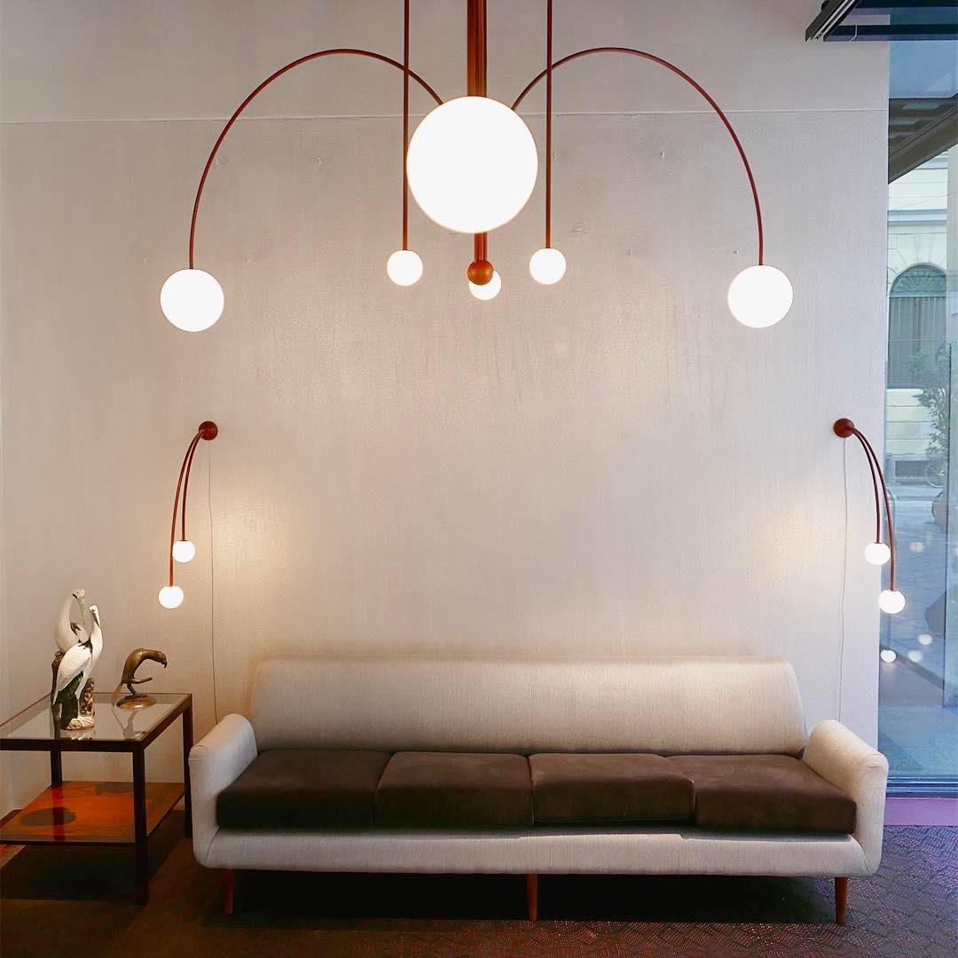 Suspension Gran Finale - Luminaire Élégant en Métal et Verre avec Design Audacieux
