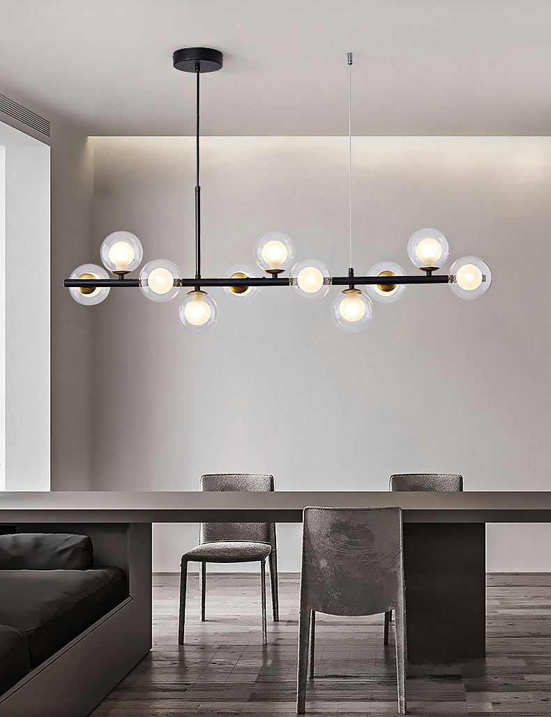 Armature - Pendelleuchte Luxueuse pour Salle à Manger, Élégance Moderne avec Verre et Métal